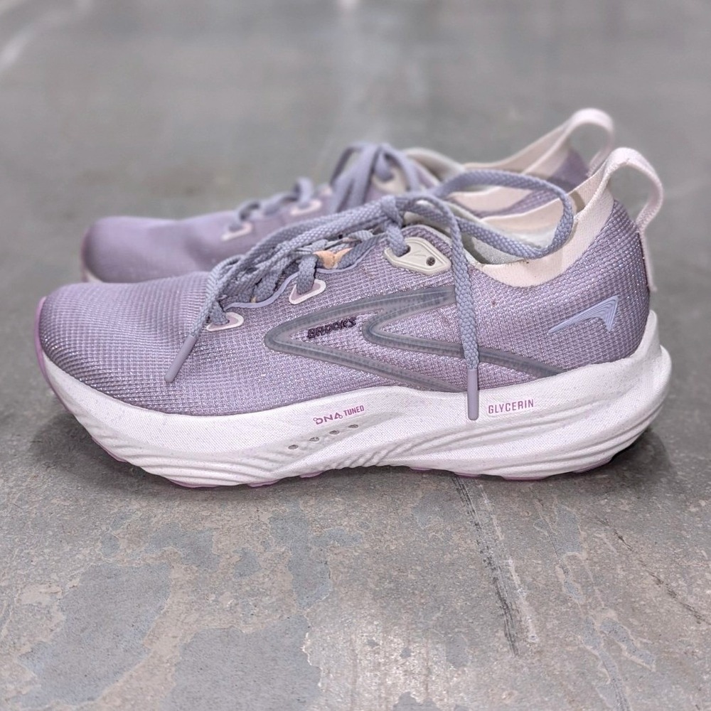 Brooks Glycerin 22 Running Shoes Lilac Whisper Purple Women 8.5 Medium NWOB